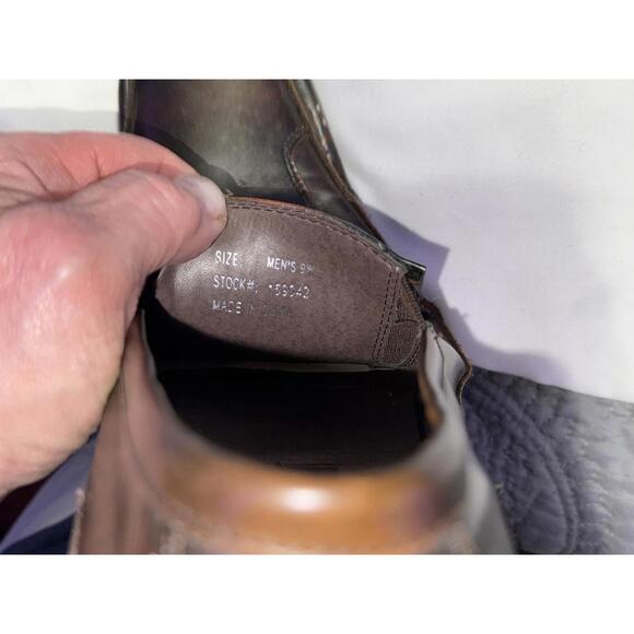 Giorgio Brutini Men's 159042 Slip-On Brown Leather Loafer - Picture 8 of 9